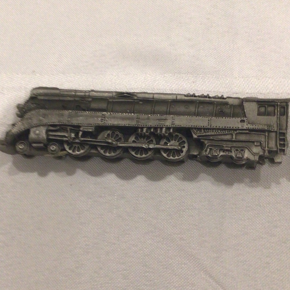 Southern Pacific Daylight train engine pewter locomotive 1985